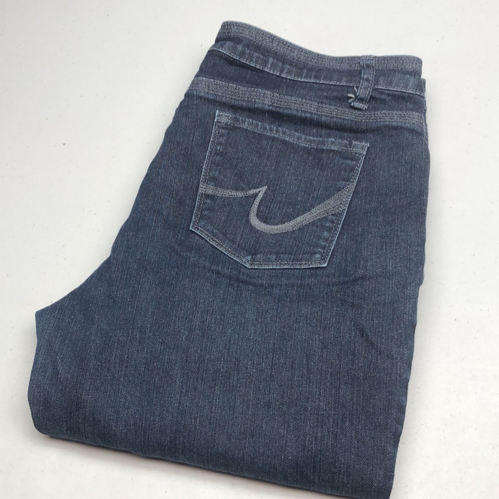 HEAVYWEIGHT GASOLINE HIGH-RISE RELAXED STRAIGHT JEANS 16/33x28 ⭐️